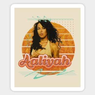 Aaliyah \\ Retro Art Magnet